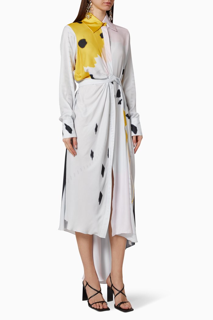 

Asymmetric Shirt Dress, Multicolour