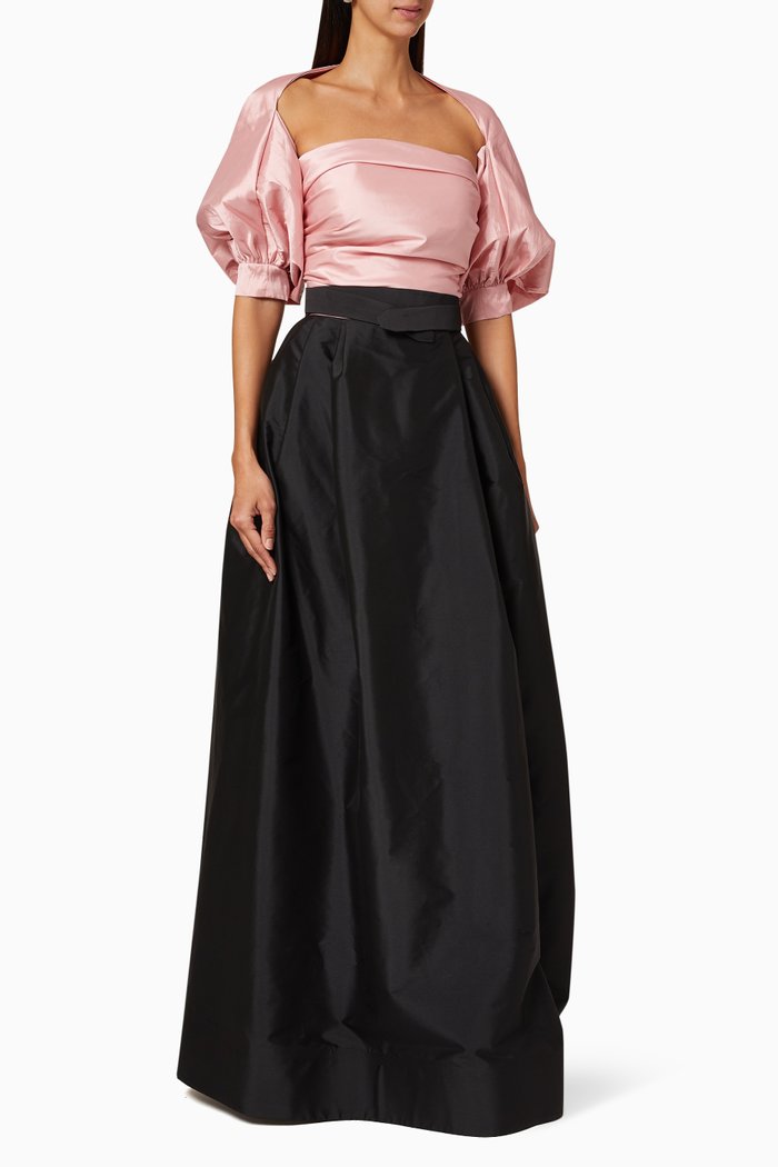 Colour-Block Dress & Jacket, Multicolour