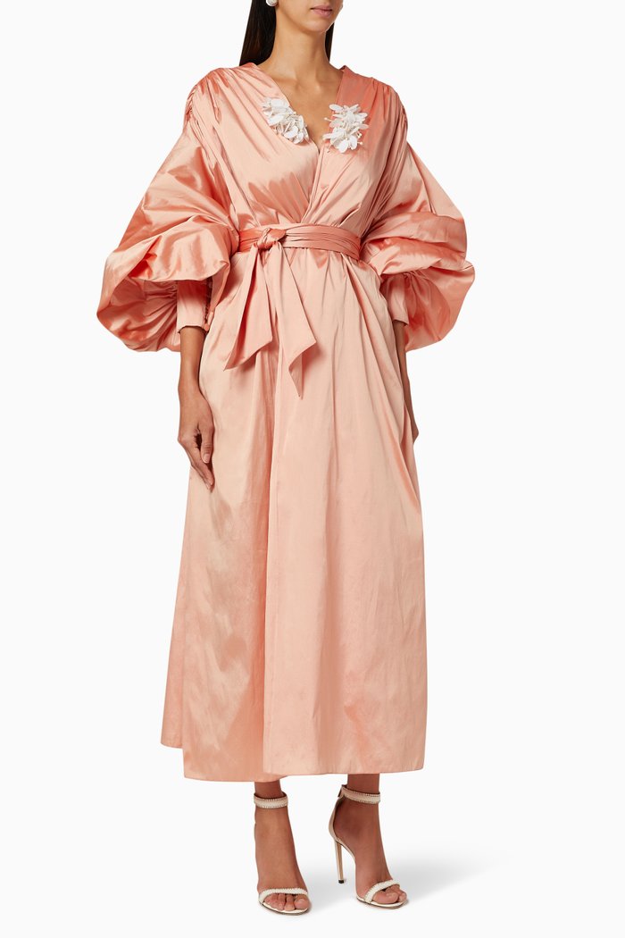 

Wrap Belted Dress, Pink