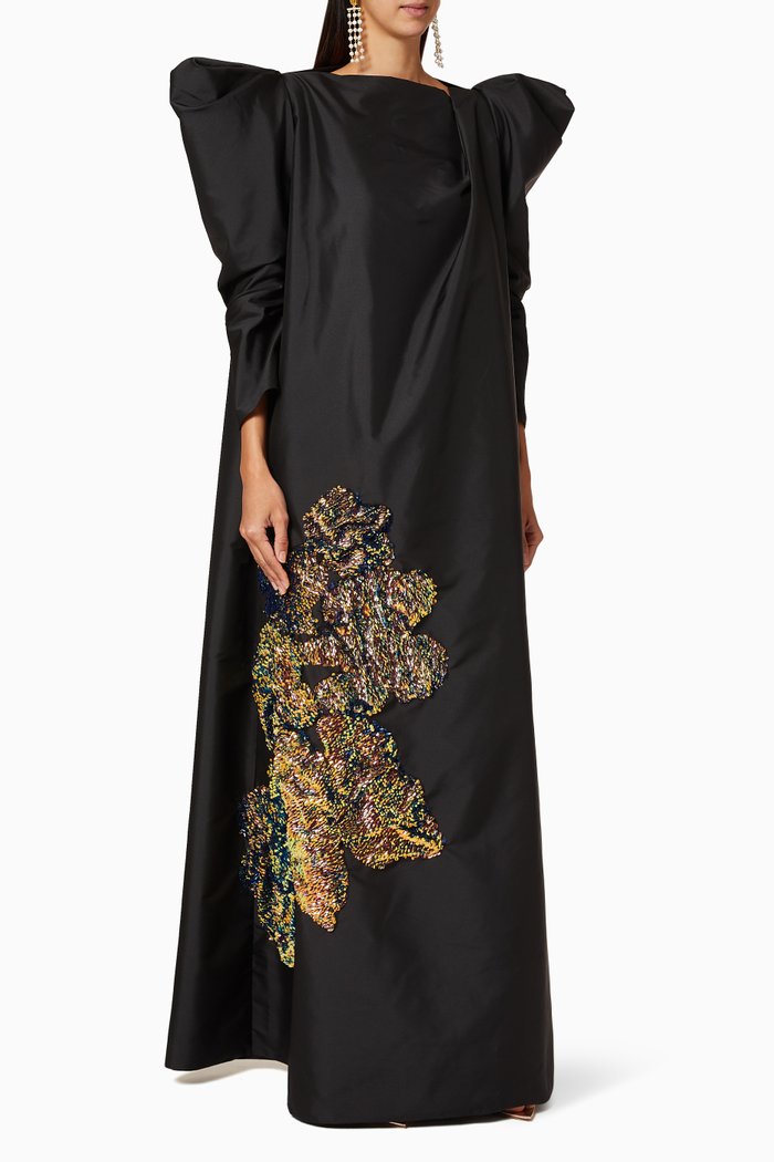 

Sequin Embellished Dress, Black
