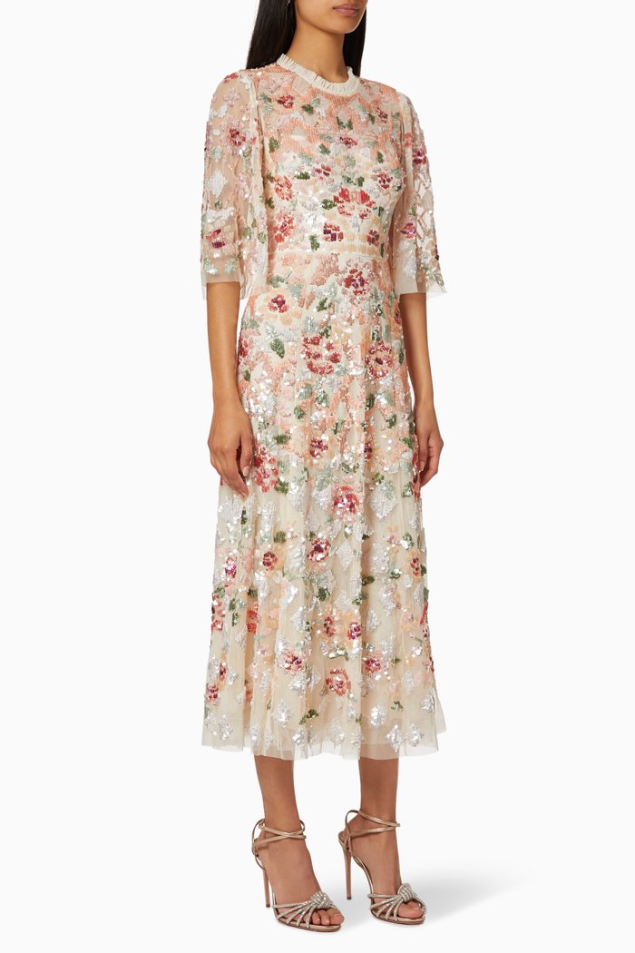 

Harlequin Rose Ballerina Dress, Neutral