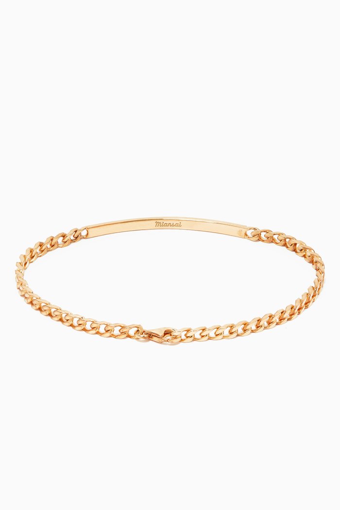 

ID Chain Bracelet in Gold Vermeil