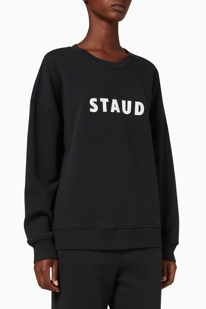

Logo Cotton Sweatshirt, Black