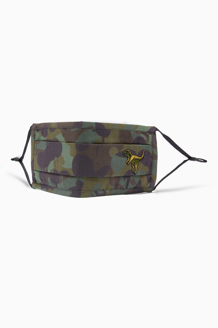 

Rexy Face Mask with Wild Beast Print, Multicolour