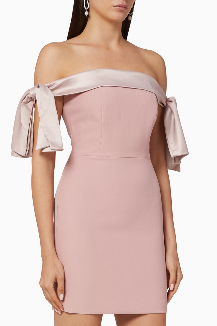 

Ruby Holley Bardot Dress, Pink