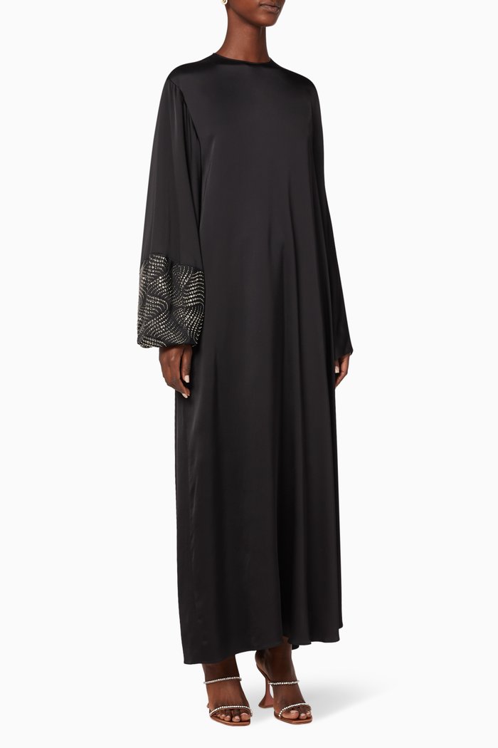 

Aliyah Hotfix Dress, Black