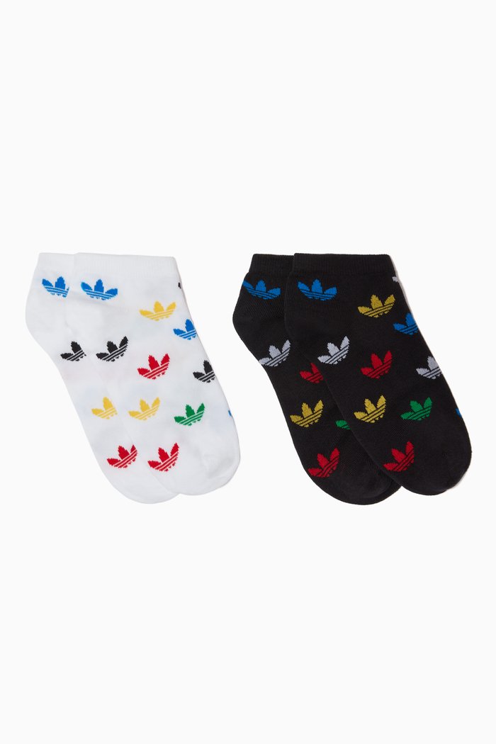 

Trefoil AOP Liner Socks, Set of 2, Multicolour