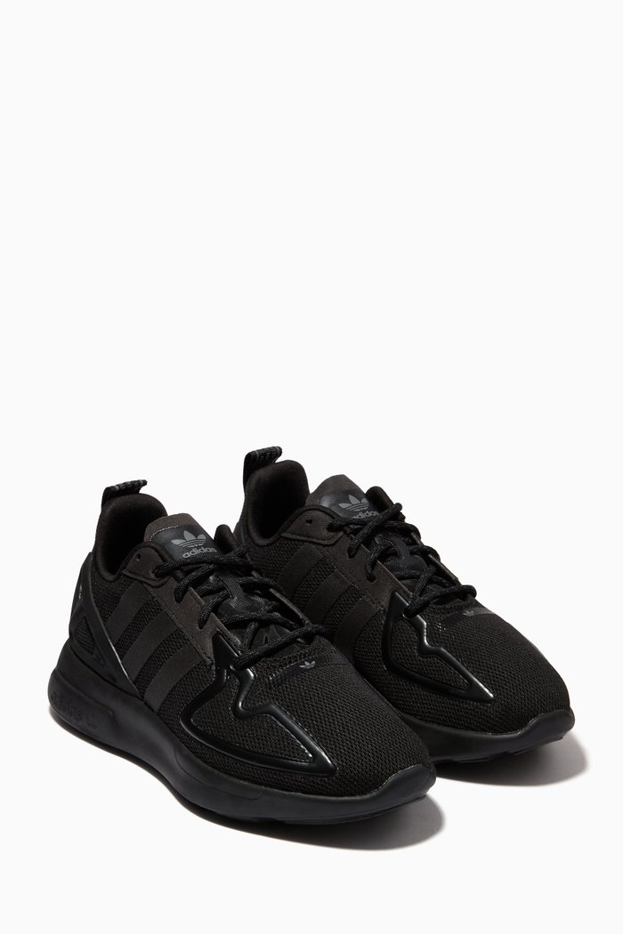 

ZK 2K Flux Sneakers in Textile, Black