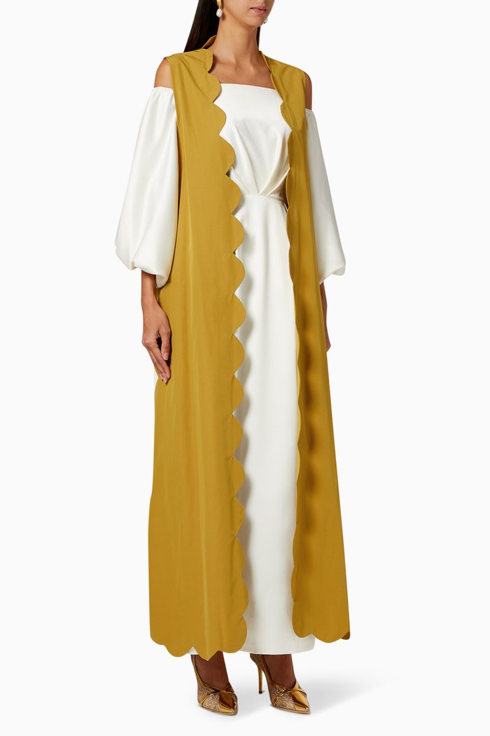 Satin Taffeta Dress & Jacket Set, Multicolour