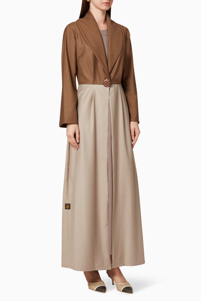 

Colour-Block Abaya, Multicolour