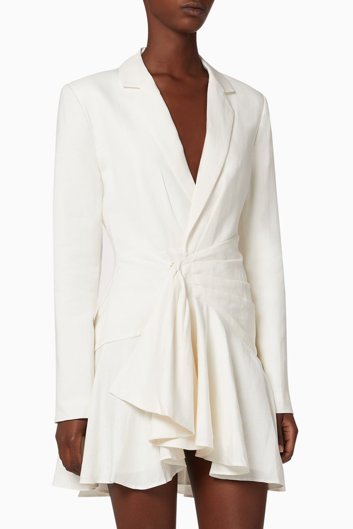 

Orchid Blazer Dress, White