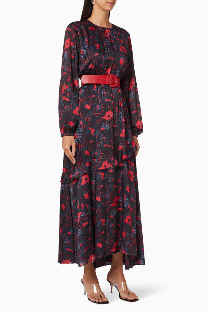 Floral Print Dress, Multicolour
