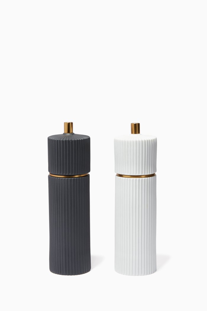 

Large Ionic Salt & Pepper Mills, Set of 2, Multicolour