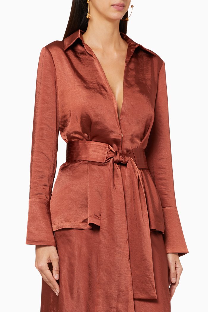 

Aura Top, Brown
