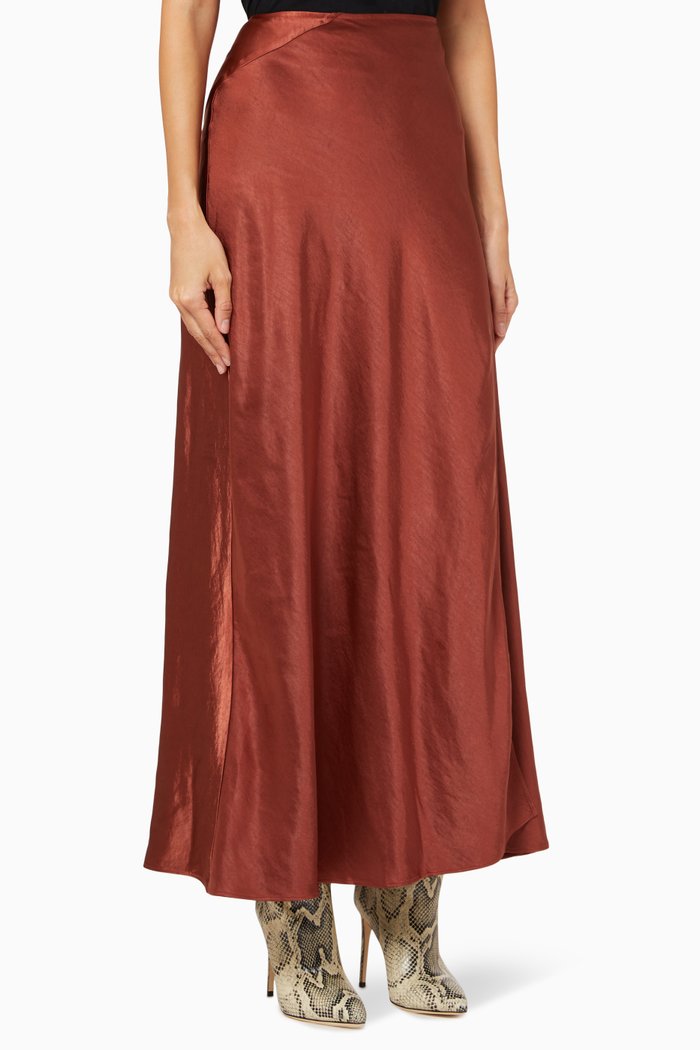 

Aura Maxi Skirt, Brown