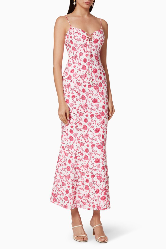 

Orchid Linen Dress, Multicolour