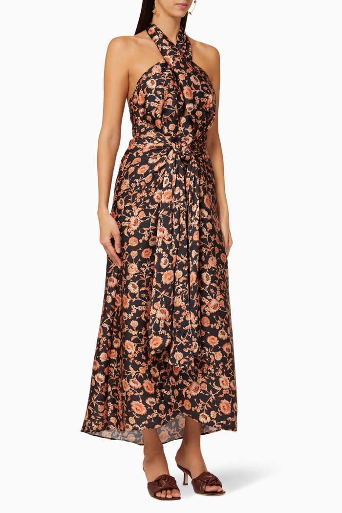 Effie Floral Dress, Multicolour