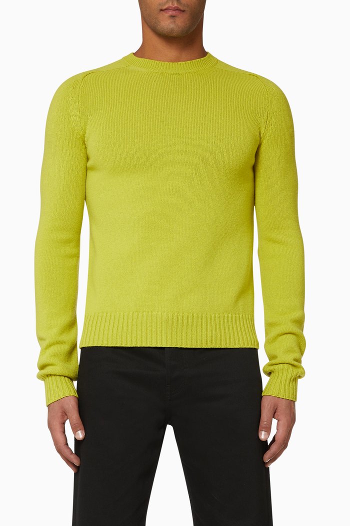 

Wool Knit Sweater, Green