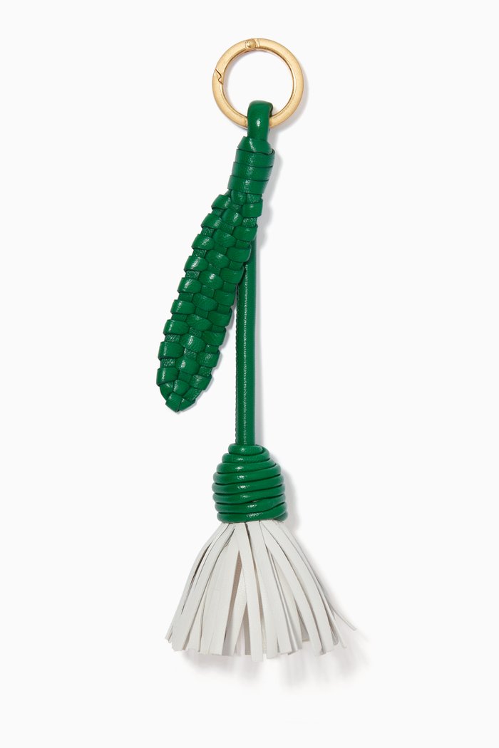 

Key Ring in Nappa, White