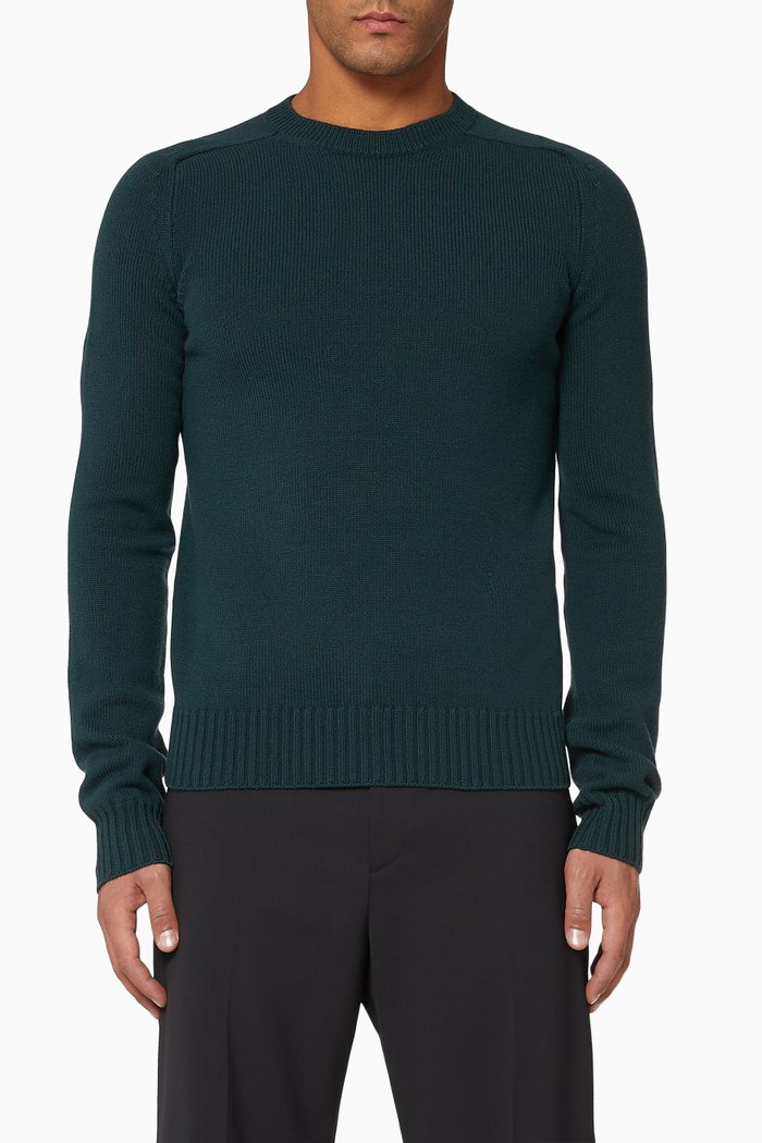 

Sweater in Wool Knit, Green