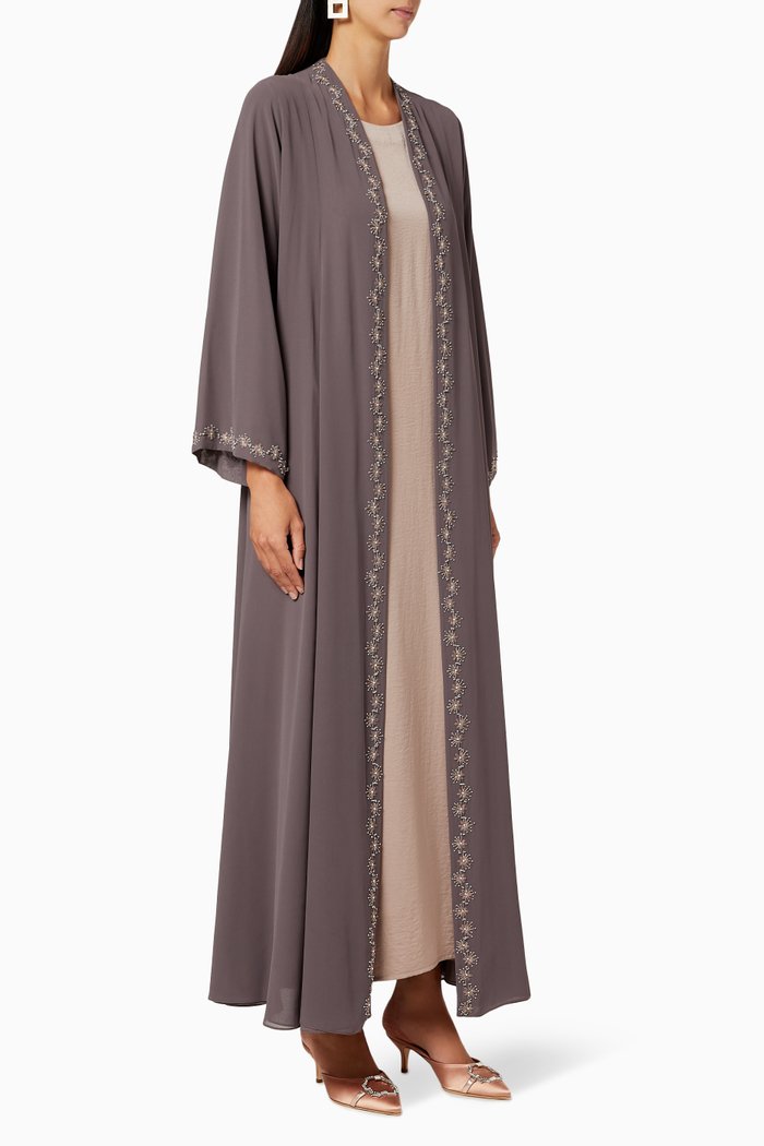 

Embellished Abaya Set, Multicolour