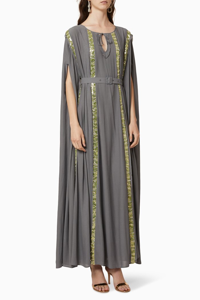 

Sequins Kaftan, Grey