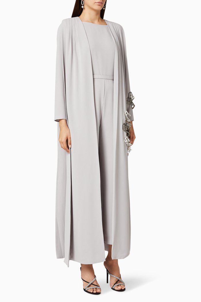 

Crystal Embellished Set, Grey