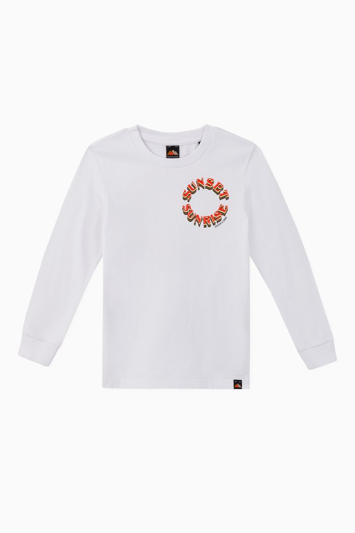 

Logo Print Cotton T-Shirt, White