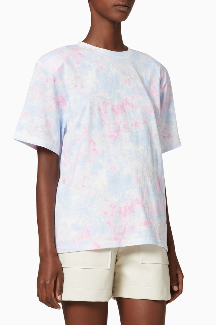 

Jeanette Padded Shoulder T-Shirt, Multicolour