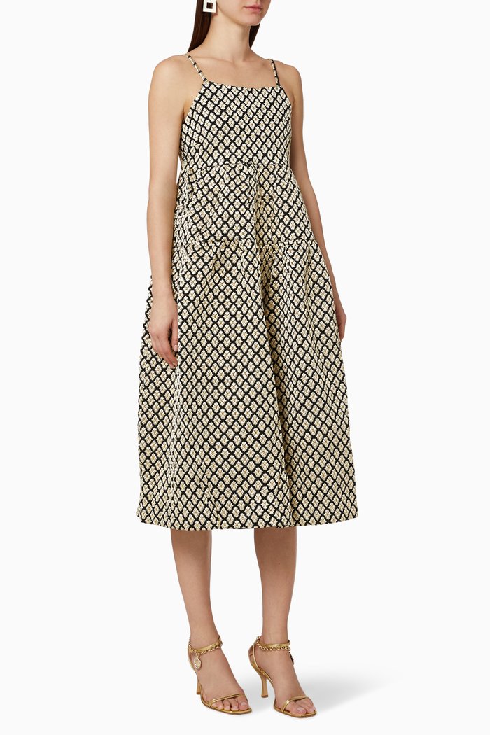 Yasmargit Strap Dress, Black