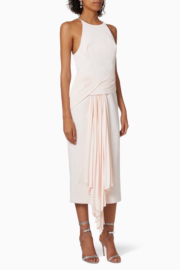 Bercy Drape Dress, Pink