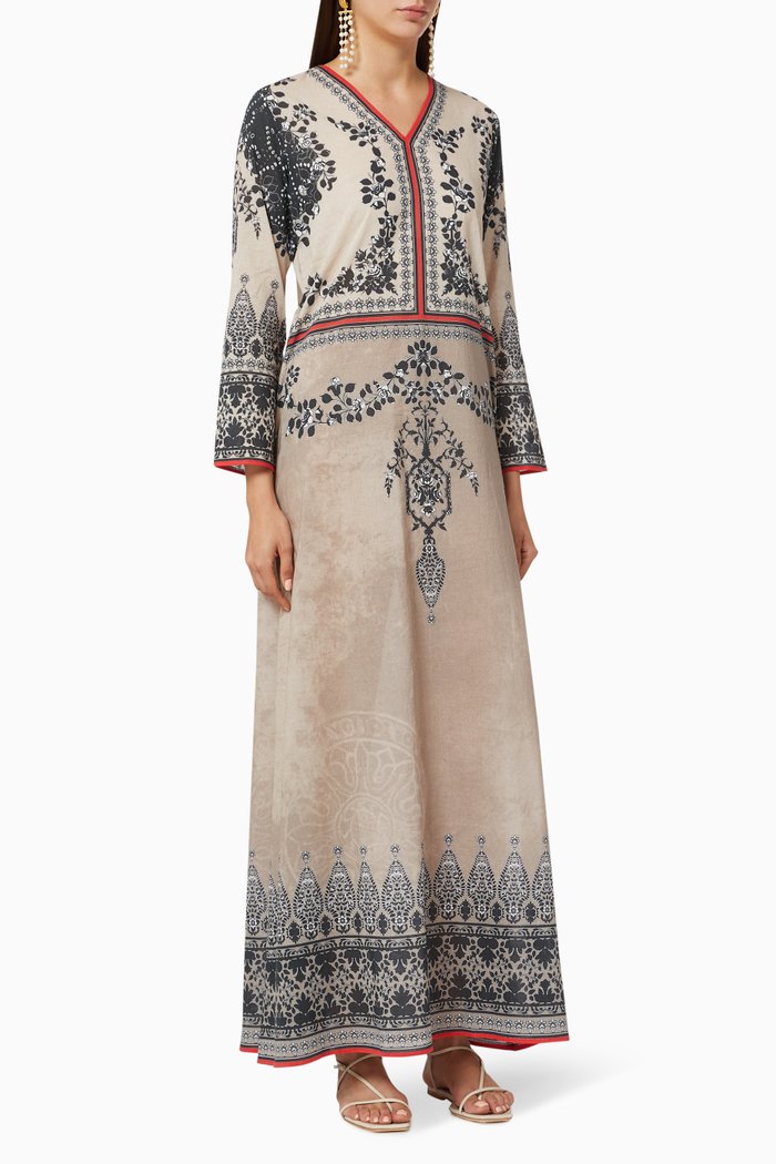 

Mandawa Hinali Silk Dress, Multicolour