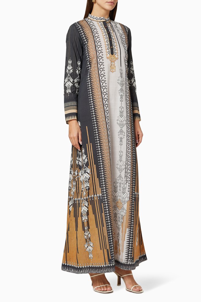 

Kilim Gayatri Silk Maxi Dress, Multicolour
