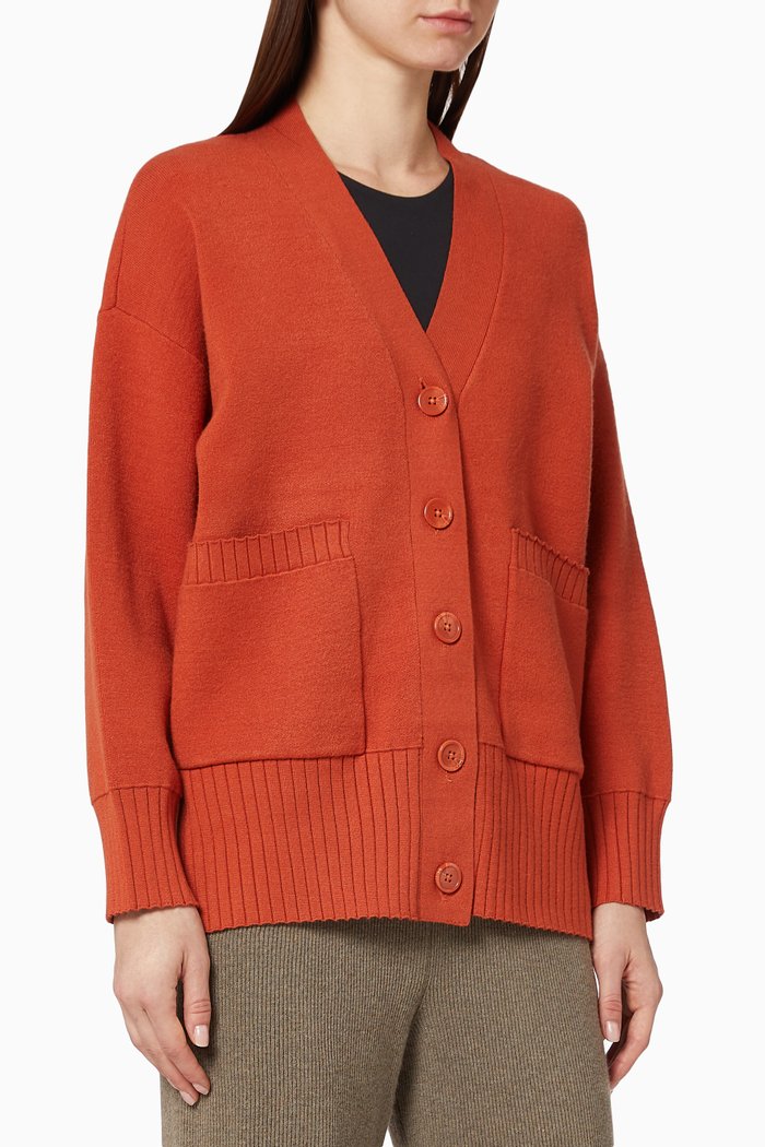 

Yasfonny Knitted Cardigan, Burgundy