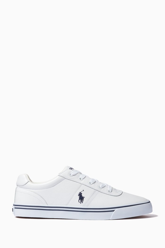 

Hanford Trainers in Leather, Blue