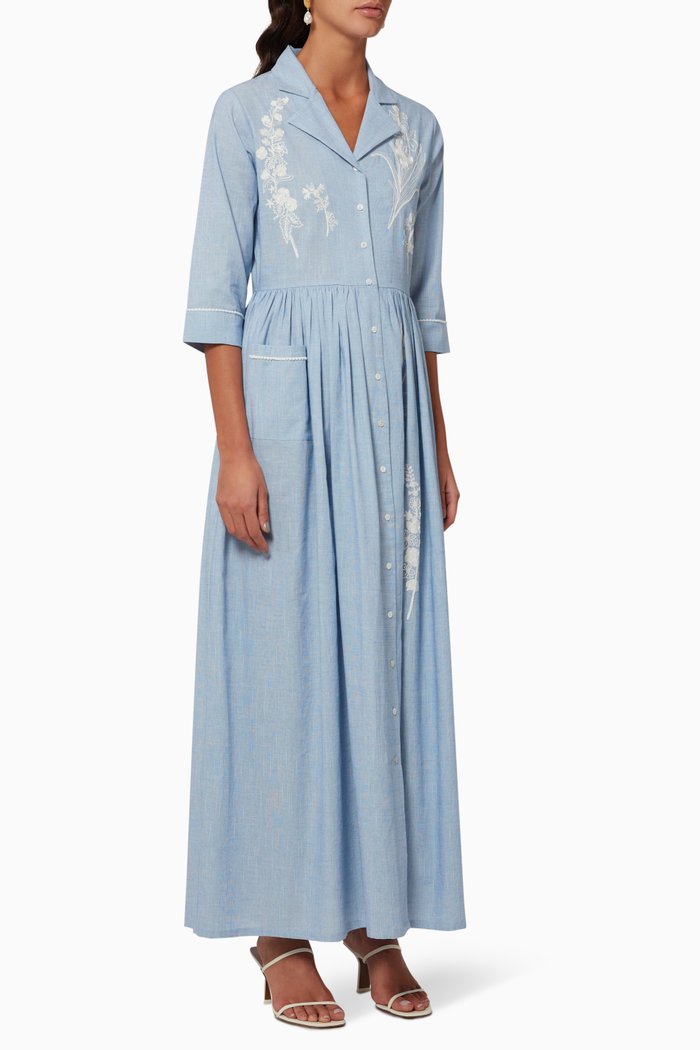 

Kismet Shirt Dress, Blue