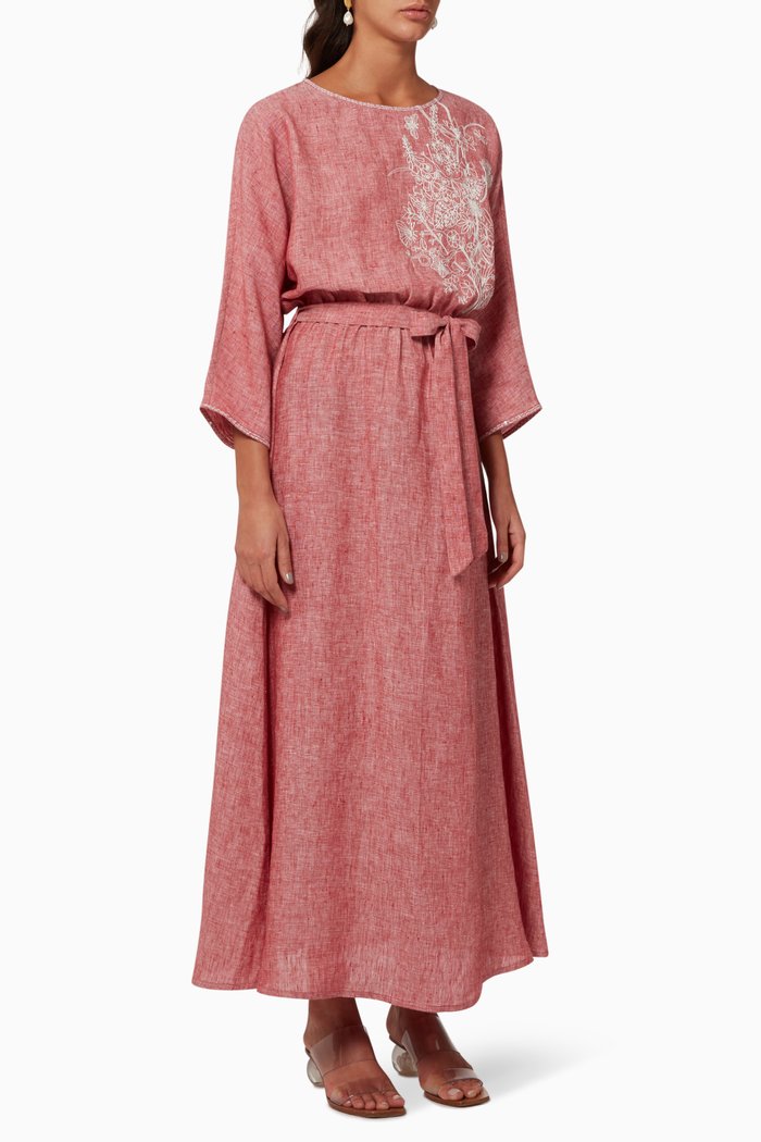 

Kamy Linen Dress, Pink