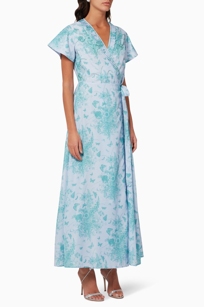 

Kiki Wrap Dress, Blue