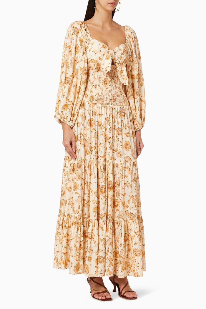 

Paradise Floral Dress, Neutral
