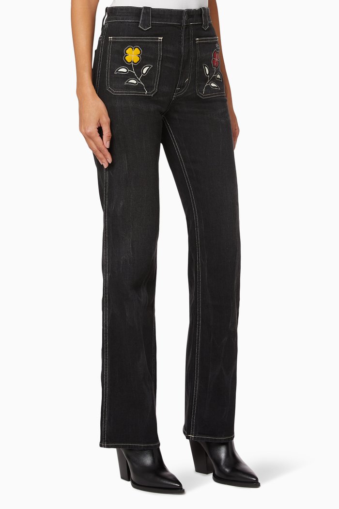 

Jenn Flare Jeans, Black