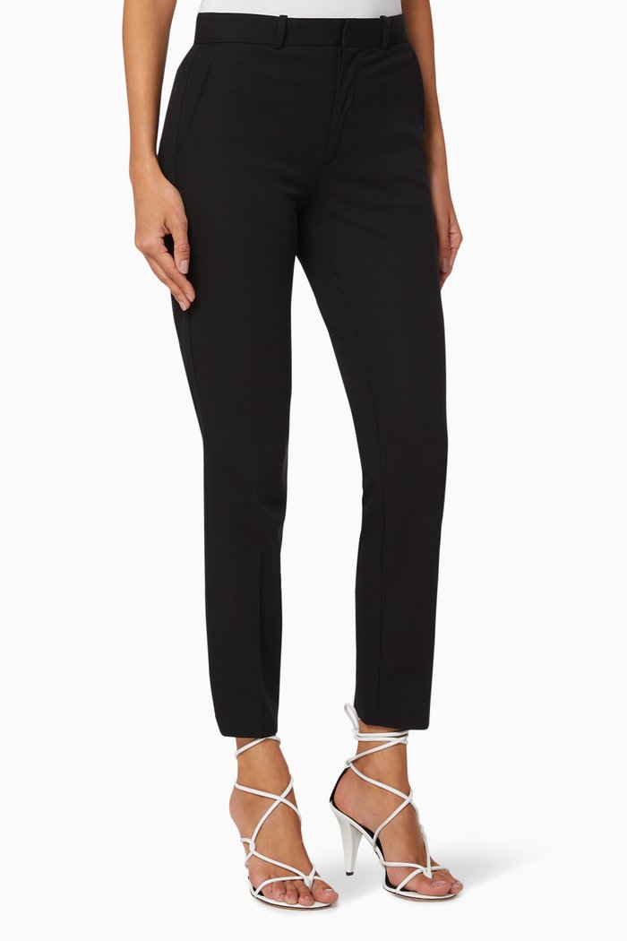 

Bi-Stretch Twill Pants, Black