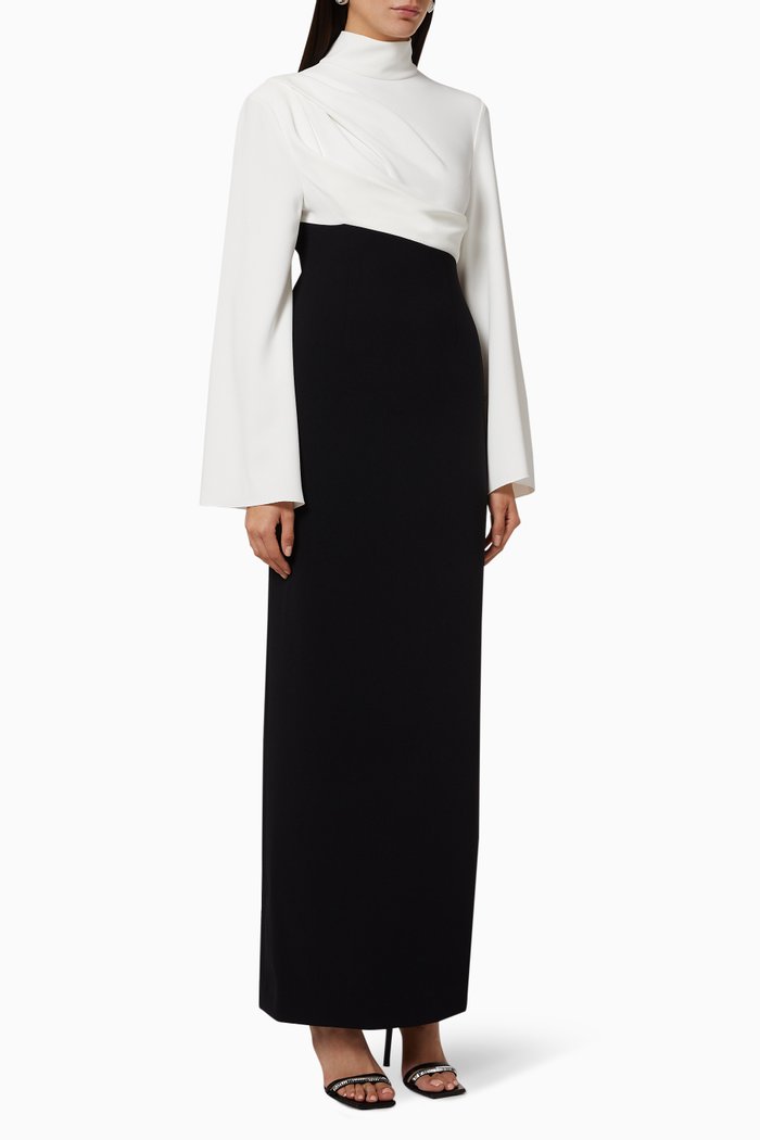 

Lia Crepe Maxi Dress, Black