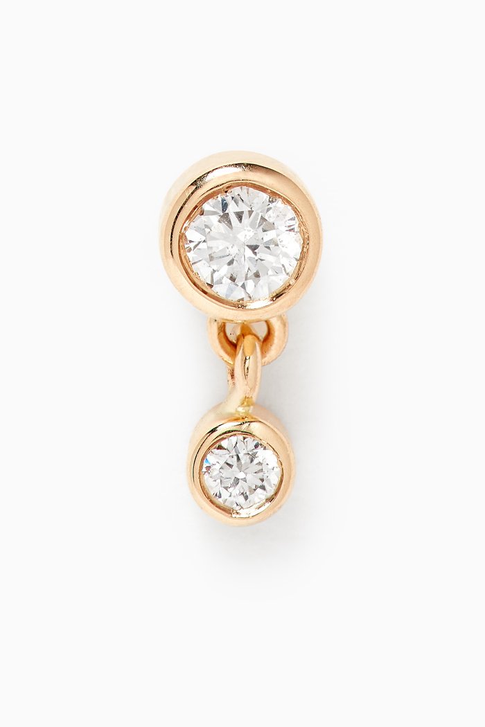 

Mini Me Diamond Single Stud in 14kt Yellow Gold