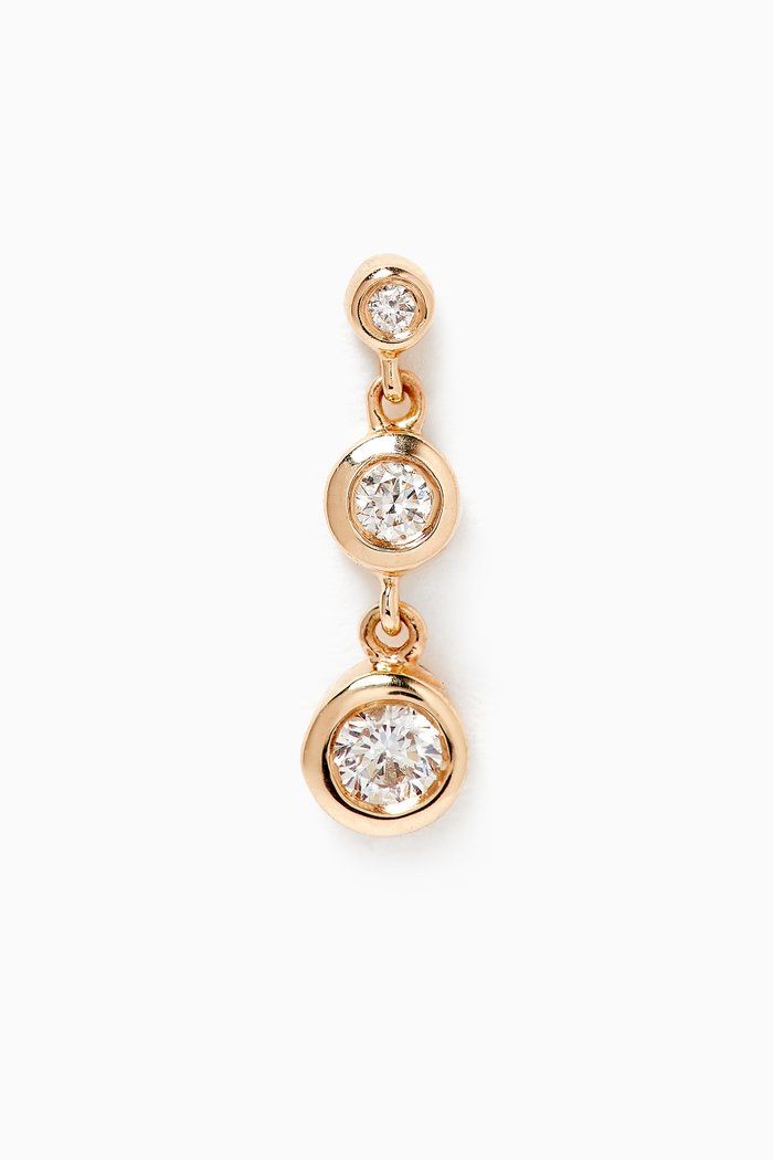 

Chandelier Diamond Single Stud in 14kt Yellow Gold