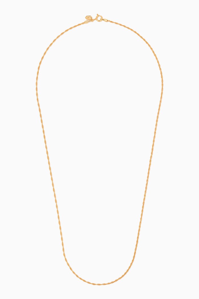 

Sofia Necklace in Gold Plated Silver, Yellow