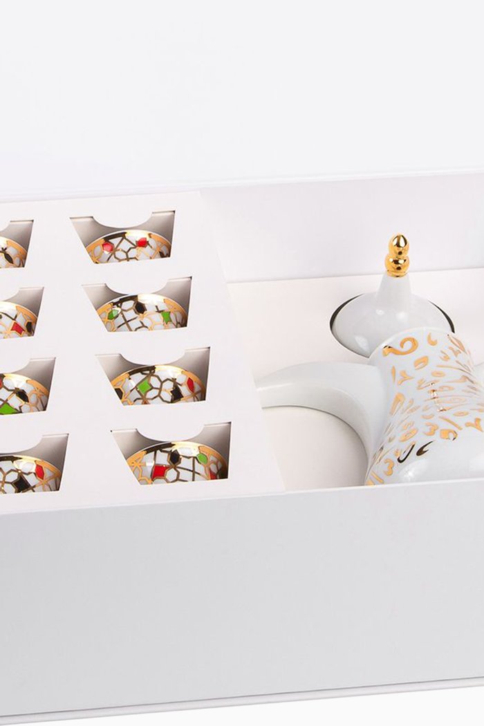 Accents Dallah & Unity Coffee Cup Set, Multicolour