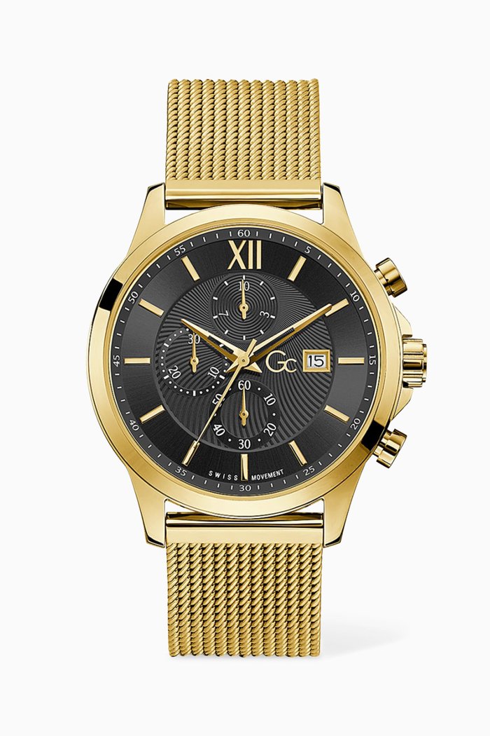 

Executive Chronograph Watch, 44mm, Gold