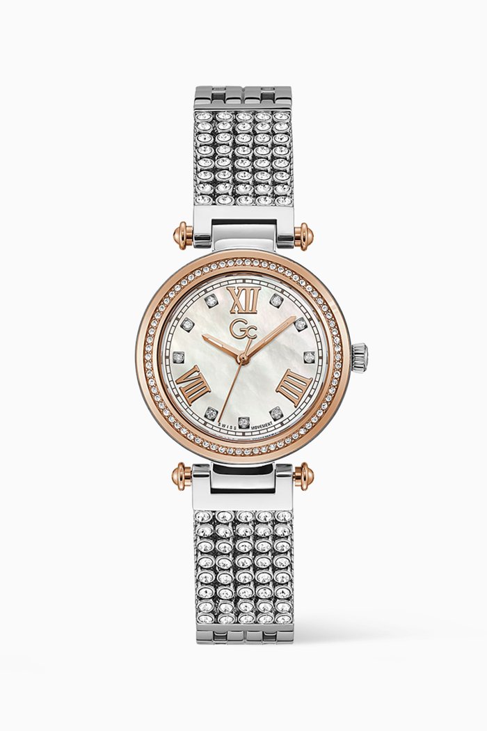 

PrimeChic Swarovski Crystal Watch, 32mm, Silver