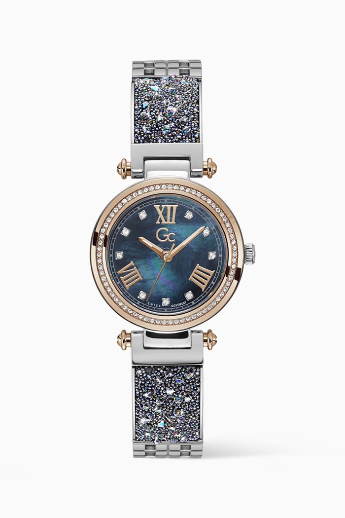 

PrimeChic Swarovski Crystal Watch, 32mm, Silver
