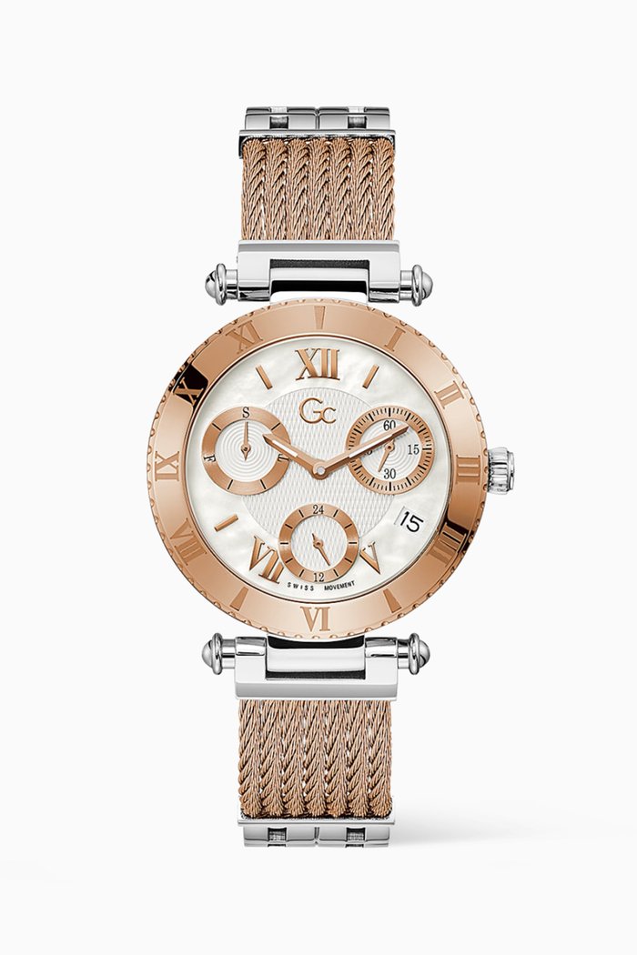 

Infinity Quartz Watch, 38mm, Rose gold